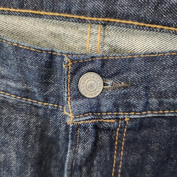 Polo Ralph Lauren Jeans Mens 48Bx30 Blue Denim Hampton Straight Leg Casual - Picture 4 of 13